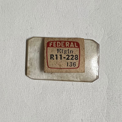 ELGIN & ILLINOIS - Rectangle w/Cut Corners 22.8mm x 13.7mm