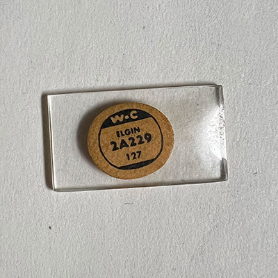 GRUEN : 153/8 & 835/8 AND ELGIN, ILLINOIS - Rectangle 22.9mm x 12.7mm
