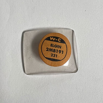 ELGIN : 6616A & 6616G - Rectangle w/Radius Corners  19.1mm x 23.1mm