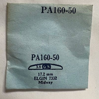 ELGIN : 7332 - Round 17.2mm PA160-50