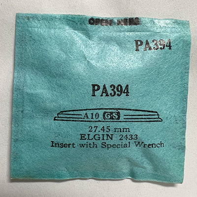 ELGIN : 2433 - Round 27.45mm PA394