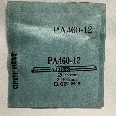 ELGIN : 0900 - Round 29.93mm PA460-12