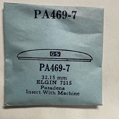 ELGIN : PASEDENA & 7515 - Round 32.15mm PA469-7