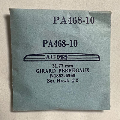 GIRARD PERREGAUX :  SEA HAWK #2 & N1852-6968 - Round 31.77mm PA468-10