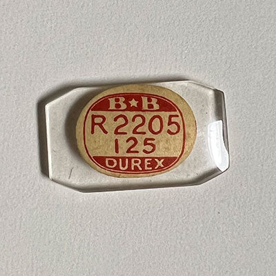 GRUEN : 153/65 & 835/65 - Rectangle w/Cut Corners 22.0mm x 12.5mm DUREX