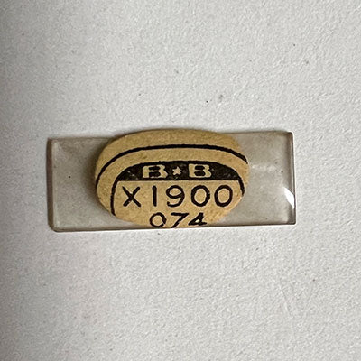 GRUEN : 329/158 & 329/166 - Rectangle 19.0mm x 7.4mm