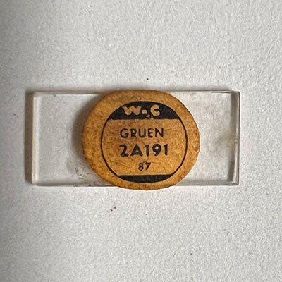 GRUEN : 181/136 AND WALTHAM - Rectangle 19.1mm x 8.7mm