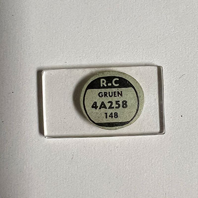 GRUEN : 353/186 - Rectangle 25.8mm x 14.8mm DUREX & ROCK-CRAFT