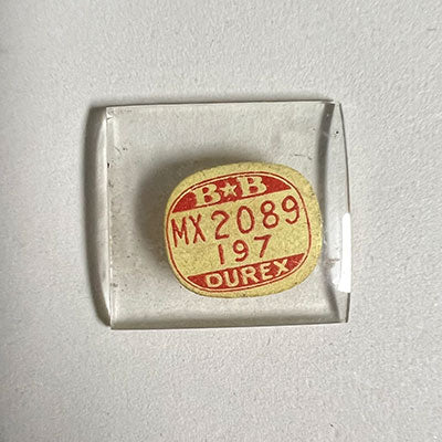HAMILTON : TOURAINE - Rectangle 20.8mm x 19.7mm DUREX