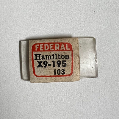 ELGIN, HAMILTON & WALTHAM - Rectangle 19.6mm x 10.2mm