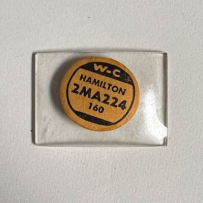 WALTHAM : WYMAN, HAMILTON : NELSON & GRUEN - Rectangle 22.4mm x 15.9mm