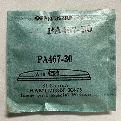 HAMILTON : K475 - Round 31.35mm PA467-30