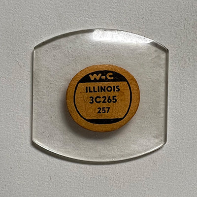 ILLINOIS - Tonneau 26.5mm x 25.7mm
