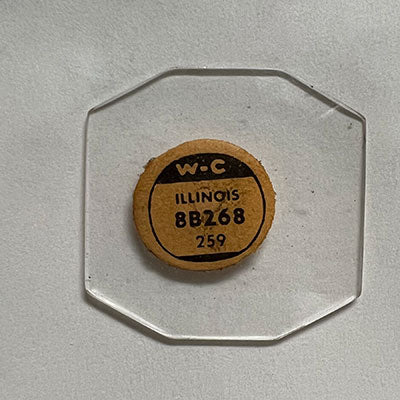 ILLINOIS & WALTHAM - Octagon 26.8mm x 25.9mm