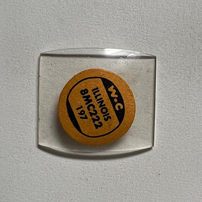 ILLINOIS - Tonneau 22.2mm x 19.7mm