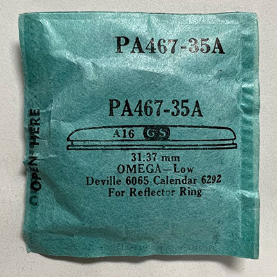 OMEGA : "LOW" 6065 & 6292 - Round 31.37mm PA467-35A