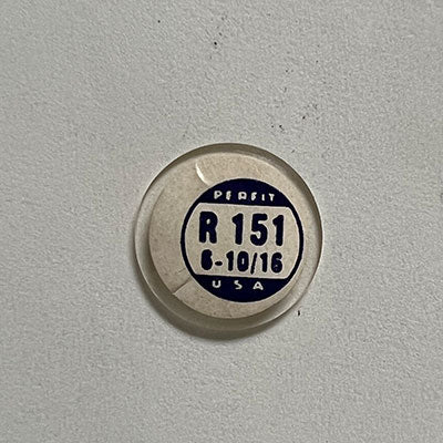 ROUND : GLASS : HIGH DOME - 15.1mm