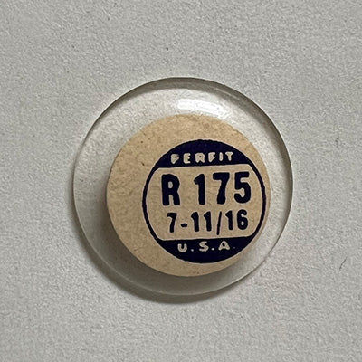 ROUND : GLASS : HIGH DOME - 17.5mm