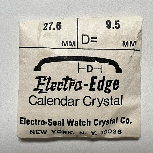 ROUND : ELECTRO-EDGE : CALENDAR - 27.6mm / MAGNIFIER 9.5mm OFFSET