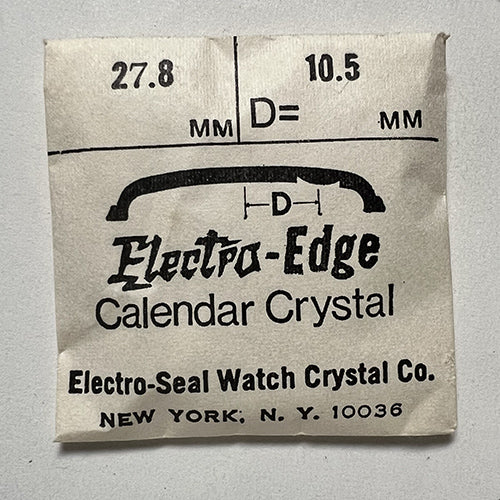 ROUND : ELECTRO-EDGE : CALENDAR - 27.8mm / MAGNIFIER 10.5mm OFFSET