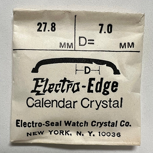 ROUND : ELECTRO-EDGE : CALENDAR - 27.8mm / MAGNIFIER 7.0mm OFFSET