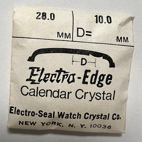 ROUND : ELECTRO-EDGE : CALENDAR - 28.0mm / MAGNIFIER 10.0mm OFFSET
