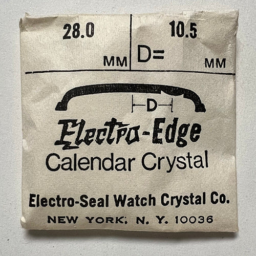 ROUND : ELECTRO-EDGE : CALENDAR - 28.0mm / MAGNIFIER 10.5mm OFFSET
