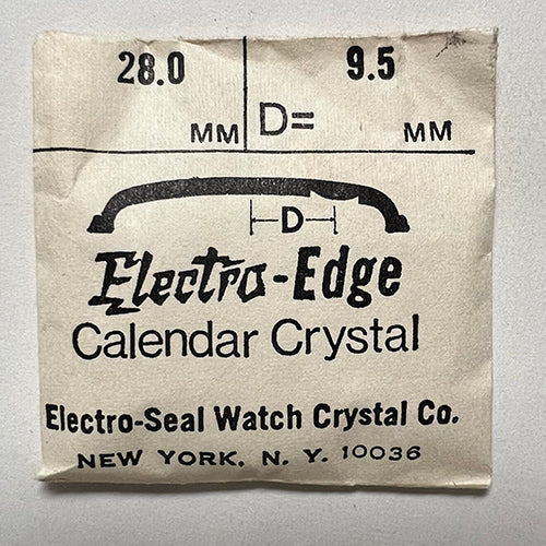 ROUND : ELECTRO-EDGE : CALENDAR - 28.0mm / MAGNIFIER 9.5mm OFFSET