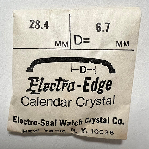ROUND : ELECTRO-EDGE : CALENDAR - 28.4mm / MAGNIFIER 6.7mm OFFSET