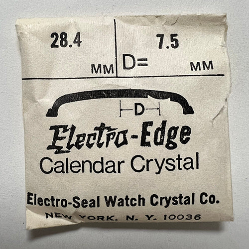ROUND : ELECTRO-EDGE : CALENDAR - 28.4mm / MAGNIFIER 7.5mm OFFSET