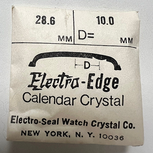 ROUND : ELECTRO-EDGE : CALENDAR - 28.6mm / MAGNIFIER 10.0mm OFFSET