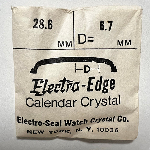 ROUND : ELECTRO-EDGE : CALENDAR - 28.6mm / MAGNIFIER 6.7mm OFFSET