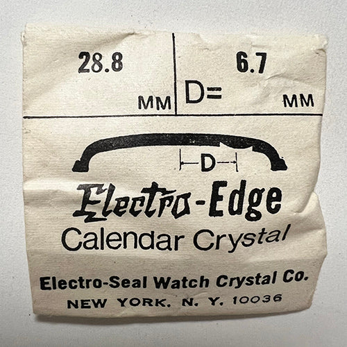 ROUND : ELECTRO-EDGE : CALENDAR - 28.8mm / MAGNIFIER 6.7mm OFFSET