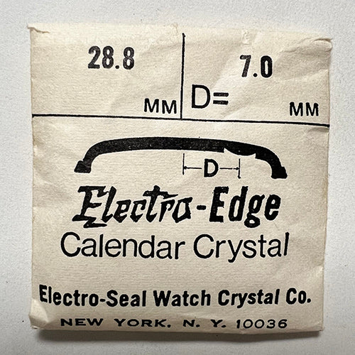 ROUND : ELECTRO-EDGE : CALENDAR - 28.8mm / MAGNIFIER 7.0mm OFFSET
