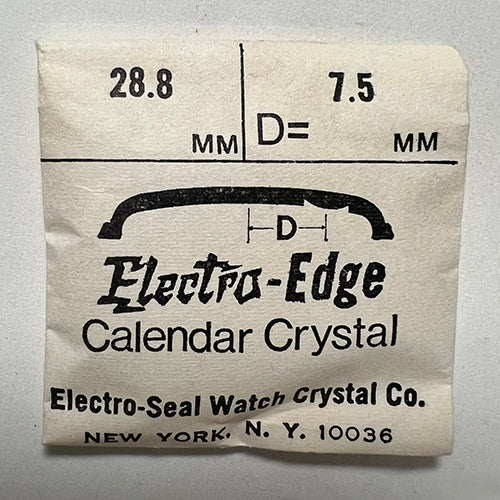 ROUND : ELECTRO-EDGE : CALENDAR - 28.8mm / MAGNIFIER 7.5mm OFFSET
