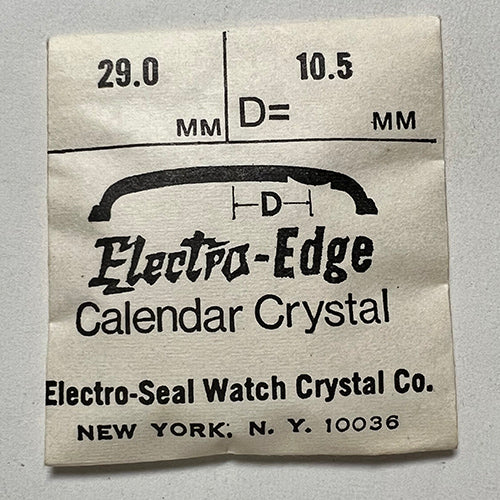 ROUND : ELECTRO-EDGE : CALENDAR - 29.0mm / MAGNIFIER 10.5mm OFFSET