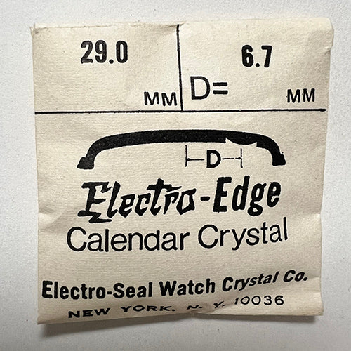 ROUND : ELECTRO-EDGE : CALENDAR - 29.0mm / MAGNIFIER 6.7mm OFFSET