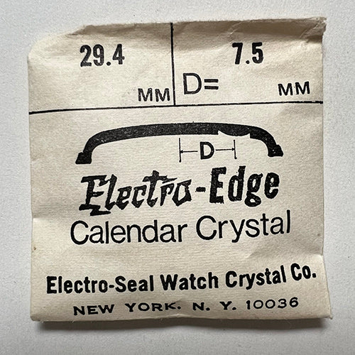 ROUND : ELECTRO-EDGE : CALENDAR - 29.4mm / MAGNIFIER 7.5mm OFFSET