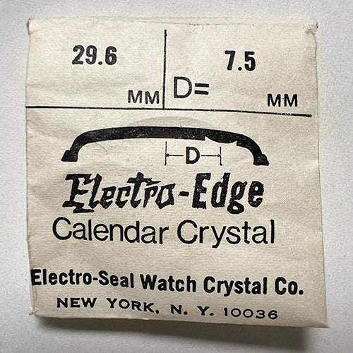 ROUND : ELECTRO-EDGE : CALENDAR - 29.6mm / MAGNIFIER 7.5mm OFFSET