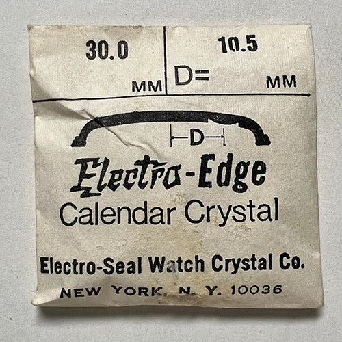 ROUND : ELECTRO-EDGE : CALENDAR - 30.0mm / MAGNIFIER 10.5mm OFFSET