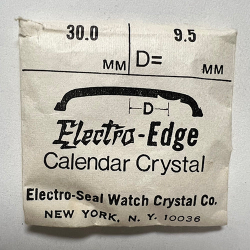 ROUND : ELECTRO-EDGE : CALENDAR - 30.0mm / MAGNIFIER 9.5mm OFFSET