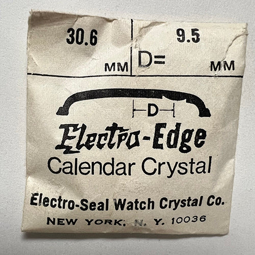 ROUND : ELECTRO-EDGE : CALENDAR - 30.6mm / MAGNIFIER 9.5mm OFFSET