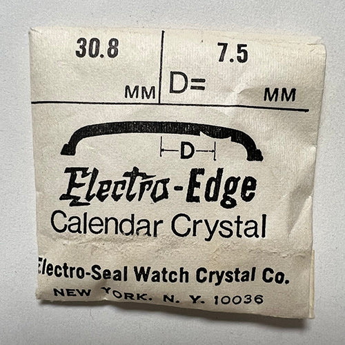 ROUND : ELECTRO-EDGE : CALENDAR - 30.8mm / MAGNIFIER 7.5mm OFFSET