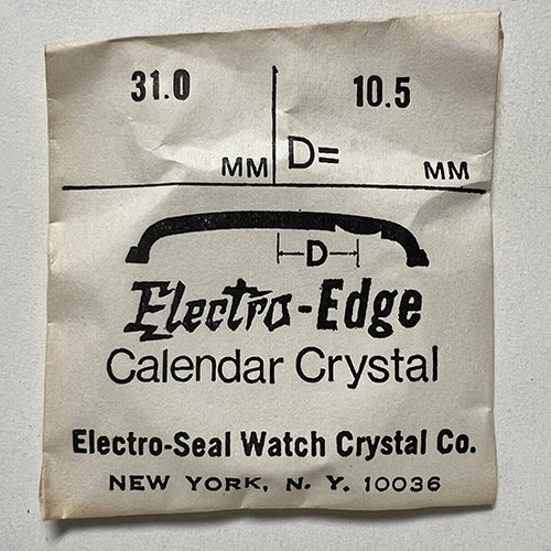 ROUND : ELECTRO-EDGE : CALENDAR - 31.0mm / MAGNIFIER 10.5mm OFFSET