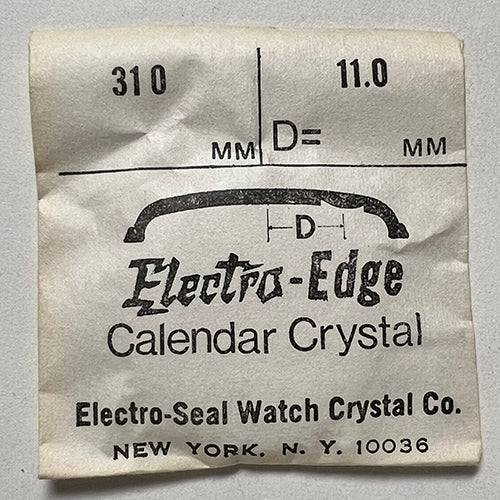 ROUND : ELECTRO-EDGE : CALENDAR - 31.0mm / MAGNIFIER 11.0mm OFFSET