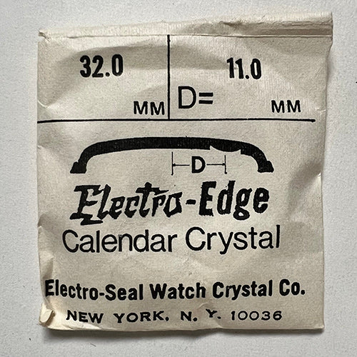 ROUND : ELECTRO-EDGE : CALENDAR - 32.0mm / MAGNIFIER 11.0mm OFFSET