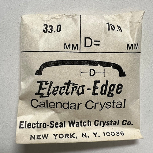 ROUND : ELECTRO-EDGE : CALENDAR - 33.0mm / MAGNIFIER 10.0mm OFFSET
