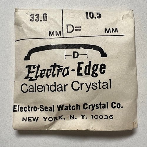 ROUND : ELECTRO-EDGE : CALENDAR - 33.0mm / MAGNIFIER 10.5mm OFFSET