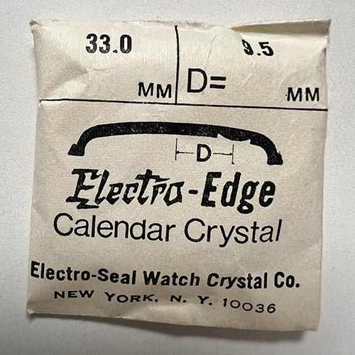 ROUND : ELECTRO-EDGE : CALENDAR - 33.0mm / MAGNIFIER 9.5mm OFFSET