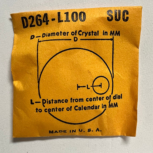 ROUND : SUC : CALENDAR - 26.4mm / MAGNIFIER 10.0mm OFFSET